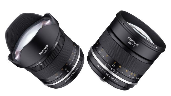 Samyang reboots 85mm f/1.4 and 14mm f/2.8 MF lenses to go big on