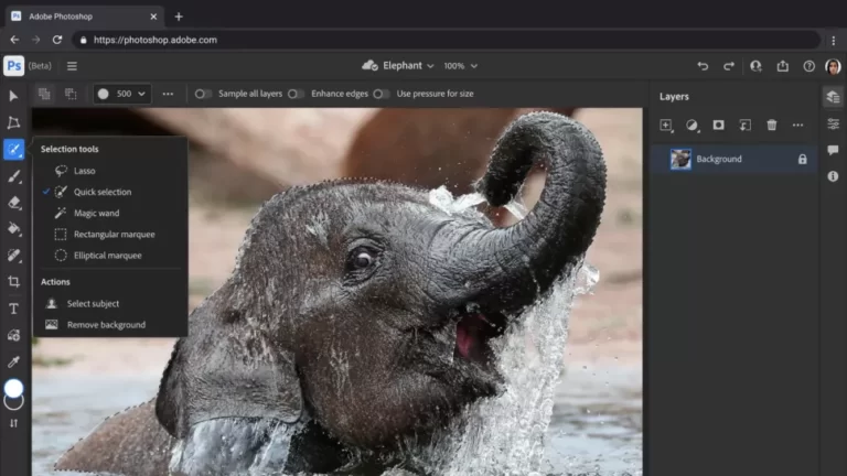 At Adobe Max 2021, it was announced that a light version of Photoshop is now available for your web browser